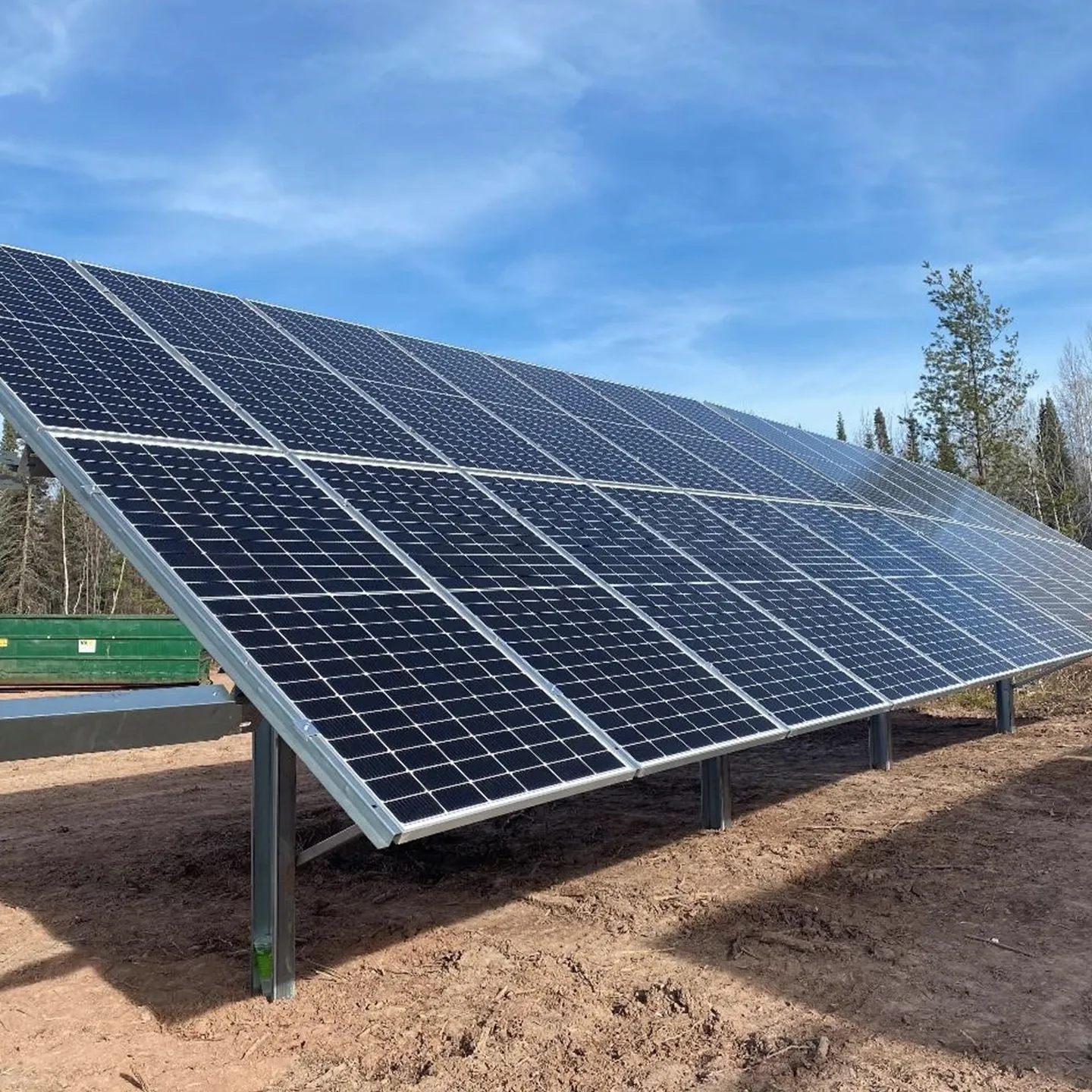Solar microgrid on Bad River Band of Lake Superior Tribe’s land