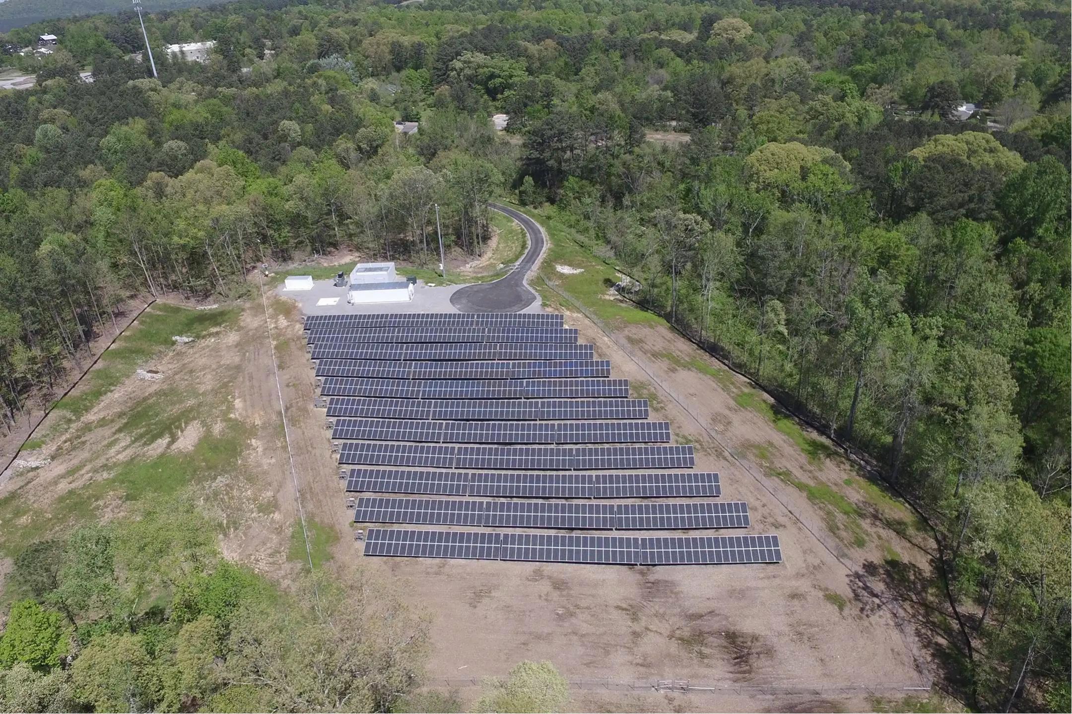 Solar microgrid powering Birmingham, Alabama smart neighborhood